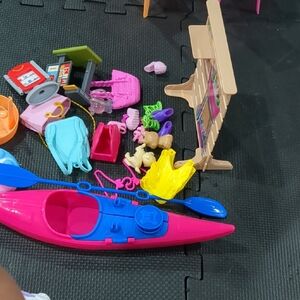 Colorful Kids Toy Set with Kayak